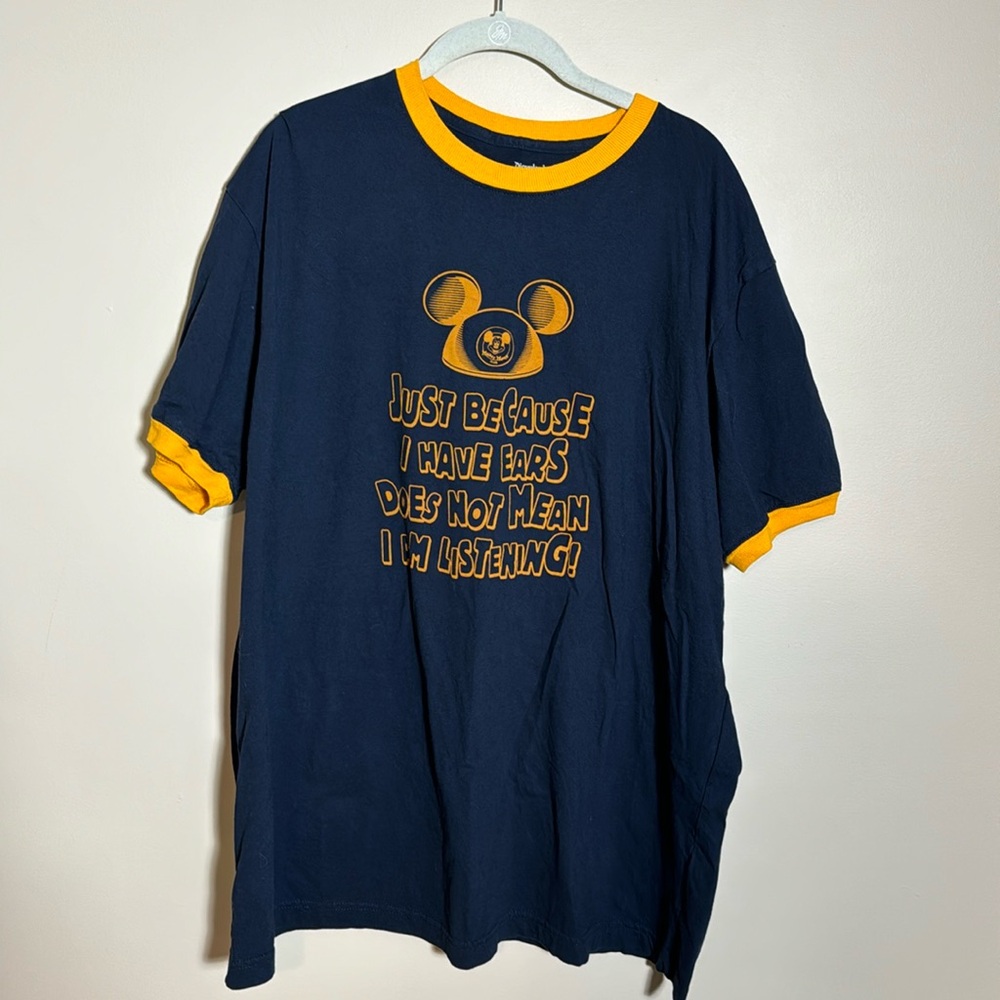 Disney parks bought- Mickey Mouse ringer T-shirt. Men’s XXL